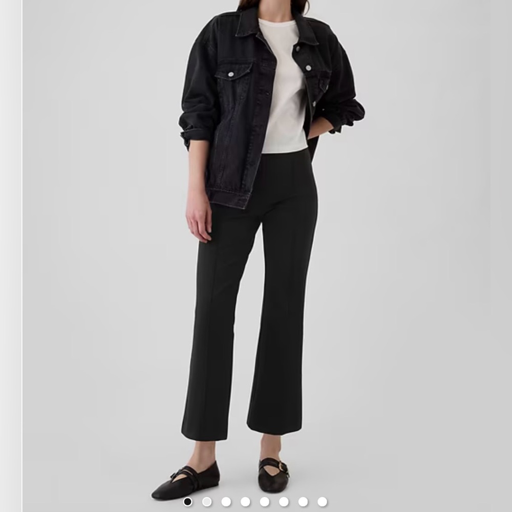 Gap High Rise Double Lined Kick Crop Pants NWT!